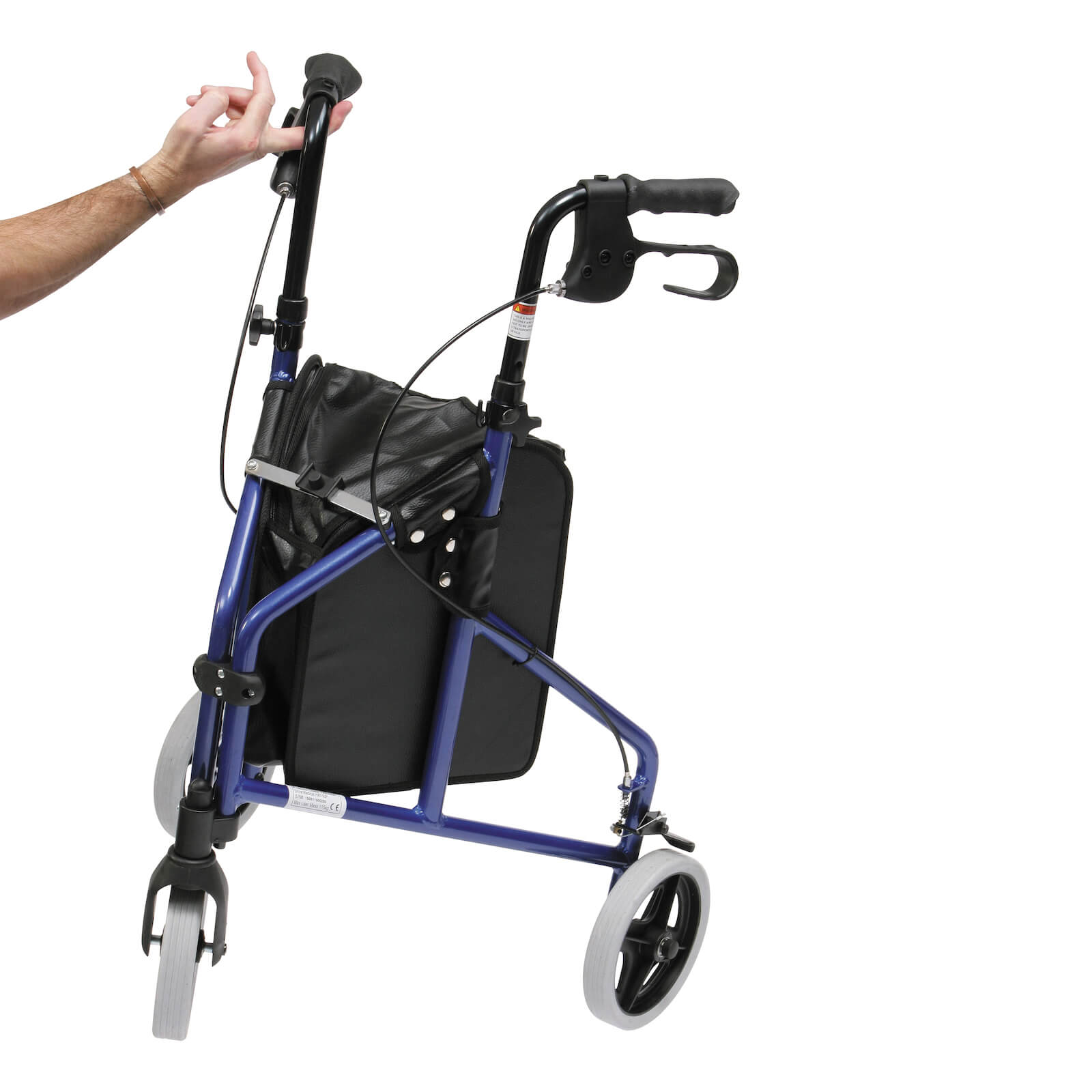 Aluminium Blue Tri-Walker